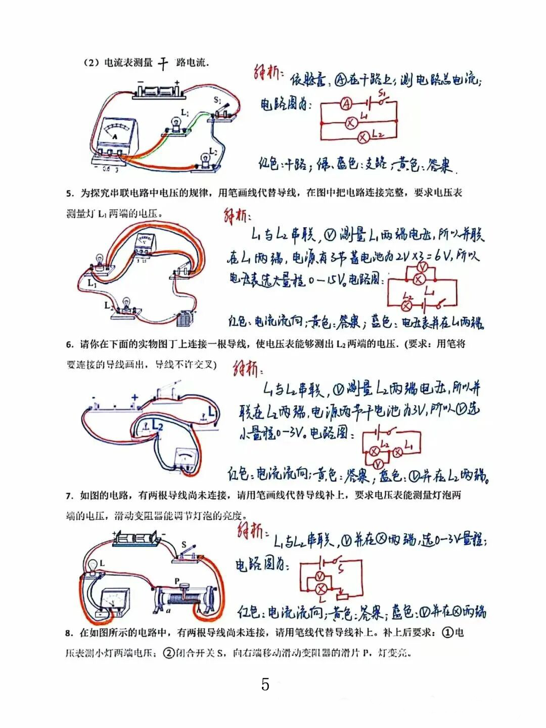 九年级物理：常考电路图作图方法大全，考点都在这里了！