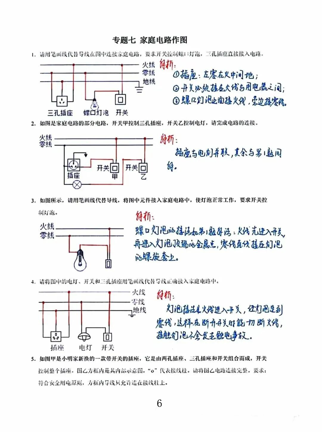 九年级物理：常考电路图作图方法大全，考点都在这里了！